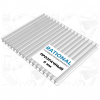 6мм сотовый поликарбонат RATIONAL, прозрачный 6м
